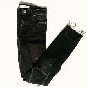 Abercrombie Super Skinny Ankle Jeans - Distressed